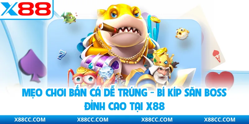 Mẹo Chơi Bắn Cá Dễ Trúng - Bí Kíp Săn Boss Đỉnh Cao Tại X88 3 Mẹo Chơi Bắn Cá Dễ Trúng - Bí Kíp Săn Boss Đỉnh Cao Tại X88